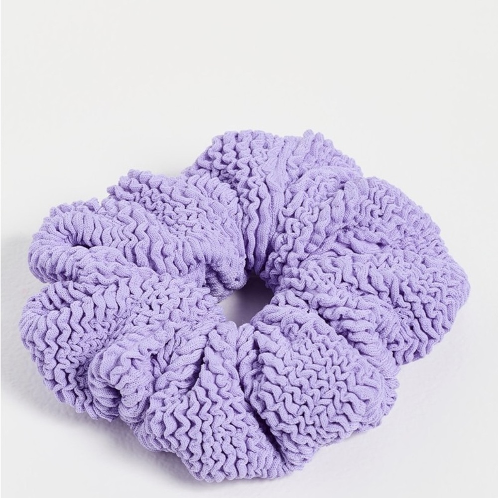Hunza G Lilac Hair Scrunchie
